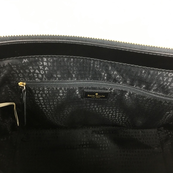 Kate Spade Black Pebbled Leather Lrg Shoulder Bag - Picture 8 of 8